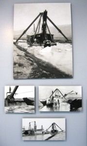 LA Aqueduct Exhibt dredge ice