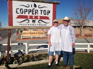 Hank and Matt Otten outside Copper Top.