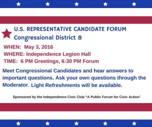 u.s. congressional candidates night