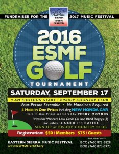 ESMF Golf fund raiser