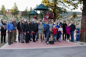 Trails End Park Ribbon Cutting Group small