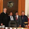 Judge Dean Stout with Supvrs Matt Kingsley, Jeff Griffiths and Mark Tillemans