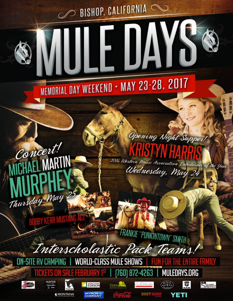 Mule Days tickets go on sale Feb. 1 Sierra Wave Eastern