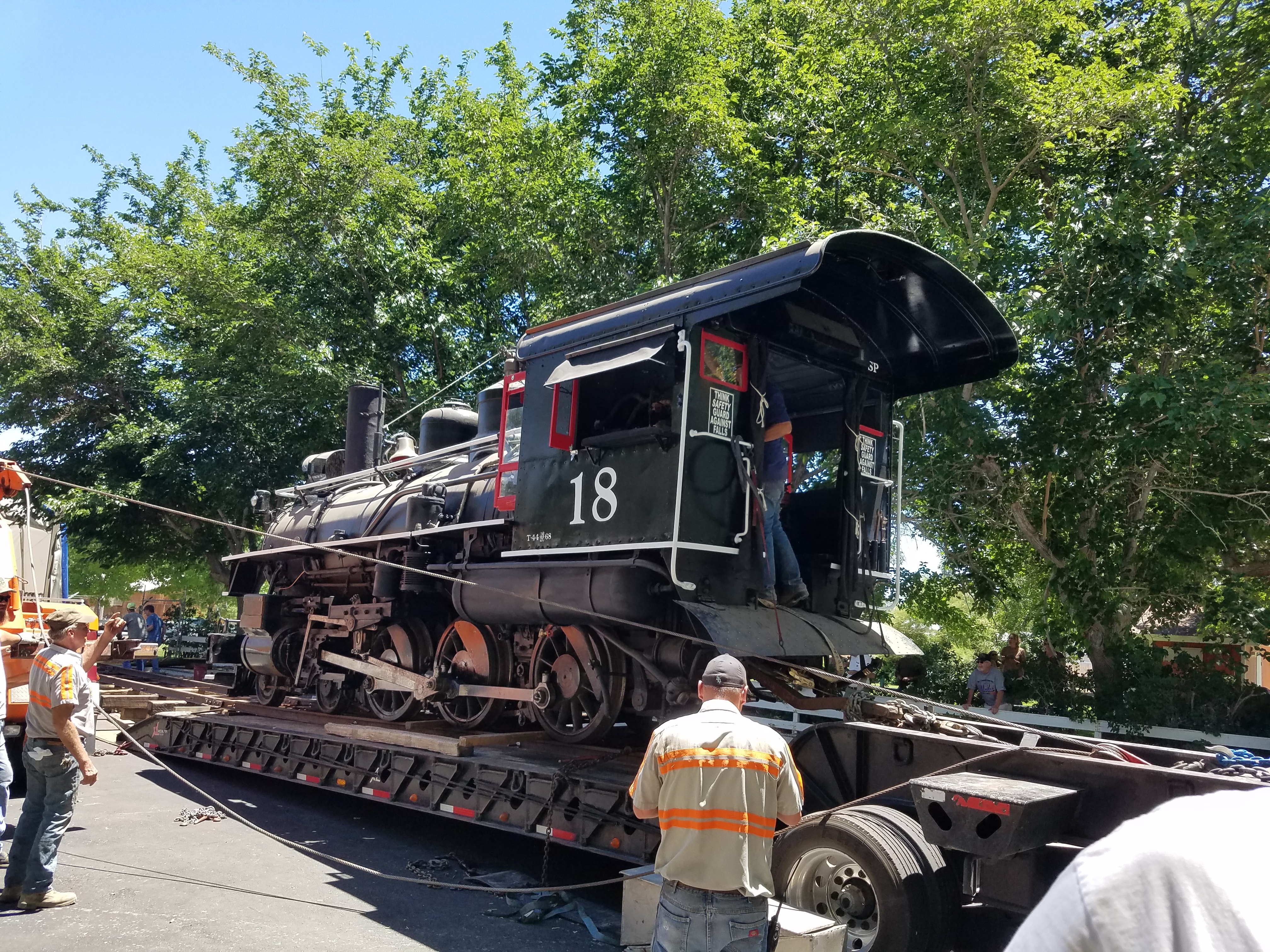 Slim Princess steam locomotive moved to Eastern California Museum