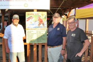 2017 6 01 Big Pine Fishing Derby 5 Rick Fields Doug Macurda and Nick Nersesian at Country Kitchen Restaurant which hosted the event