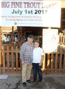 2017 6 01 Big Pine Fishing Derby 6 Petros Nazarian with Nick age 10