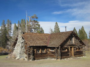 Cabin in spring