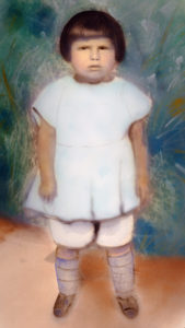 Irene Button age 4