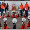 Caltrans District 9 Workers Memorial 2018.  Bridgeport Maintenance Crew stand in rememberance of their fellow workers who died in the line of duty.