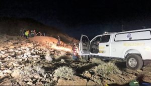 2020 3 21 Rescuers free man fallen into mineshapft Death Valey Credit San Bernardino County Sheriffs Department