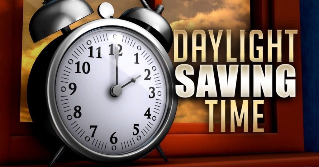 Daylight Savings Daylight saving ends Time change to standard time