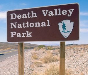 Death Valley Sign DEV 1461