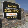 LAWS museum sign