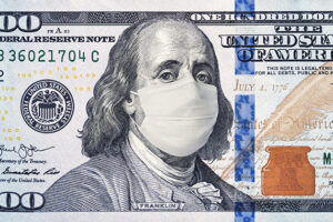 Ben Franklin with mask