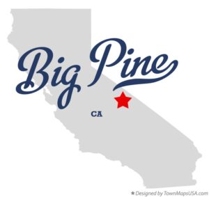 map of big pine ca