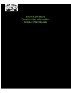 South Lake Road Public October Information Flyer pdf