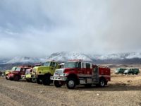 Bishop Fire Department trucks