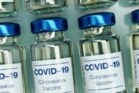 Covid 19 vaccine in bottles
