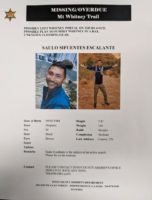Saul Sifuentes Escalante Missing on Mt. Whitney