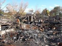 Wildfire debris Mono County 3