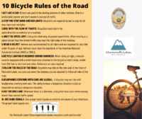 Bicycle rules of the road MLPD