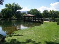 bishop city park pond