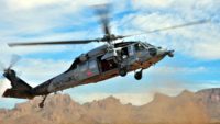 A Navy MH 60 Knighthawk from Davis Monthan Air Force Base Ariz.Airman 1st Class Chris Massey