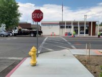 pedestrian safety project bishop ca post office