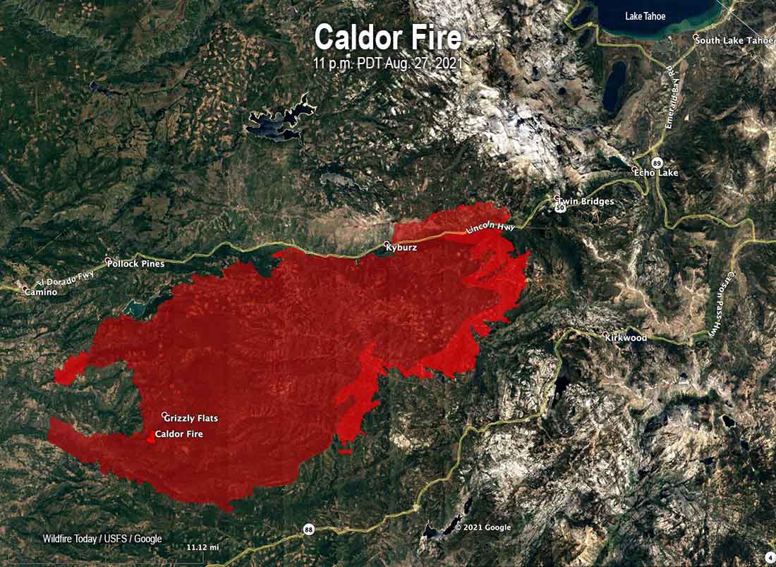 S. Lake Tahoe Is Being Evacuated Due To Caldor Fire - Sierra Wave ...