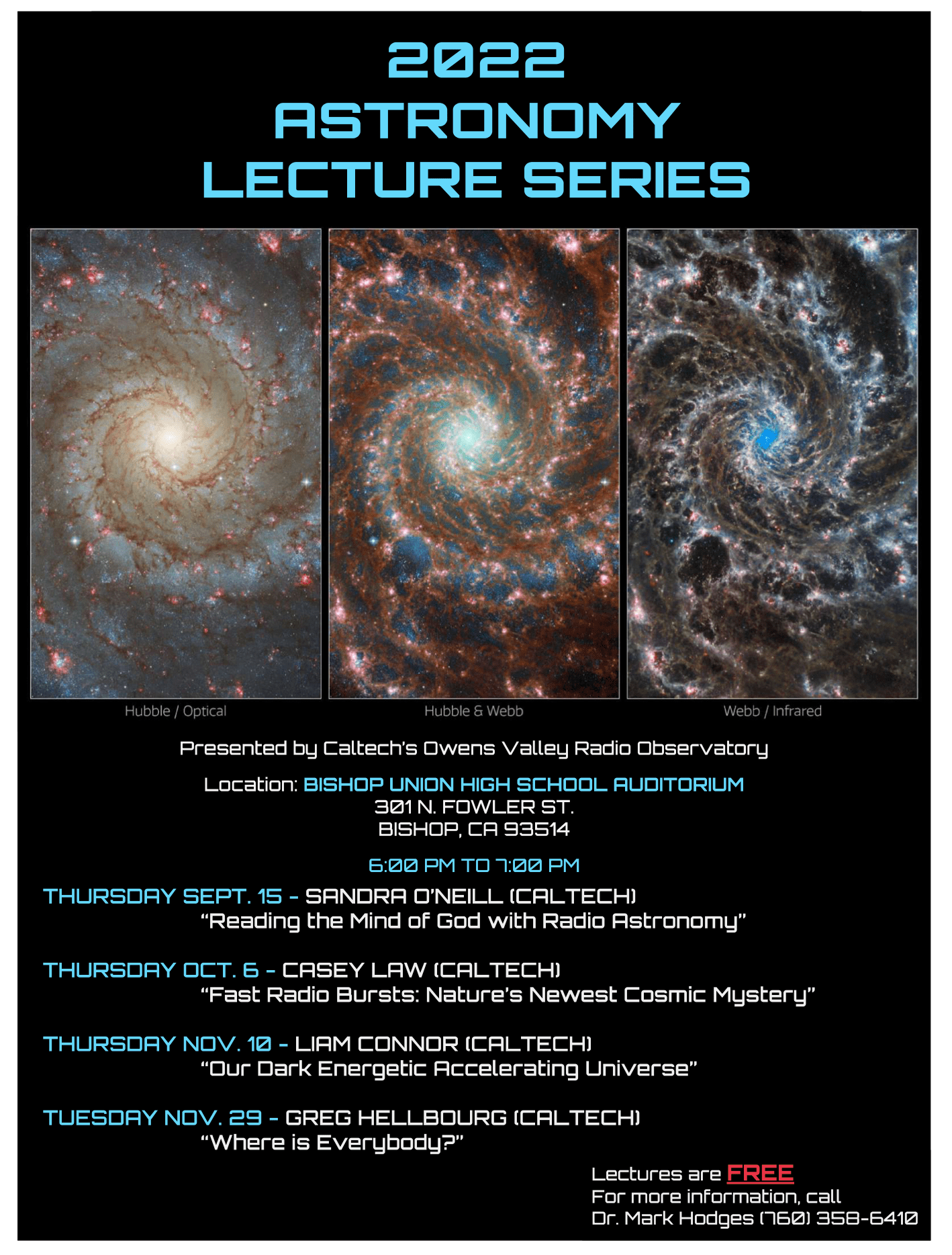 2022 Astronomy Lecture Series - Sierra Wave: Eastern Sierra News