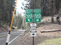 440px California State Route 120 Markers at Yosemite National Park