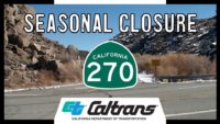Road Closed Seasonal Closure