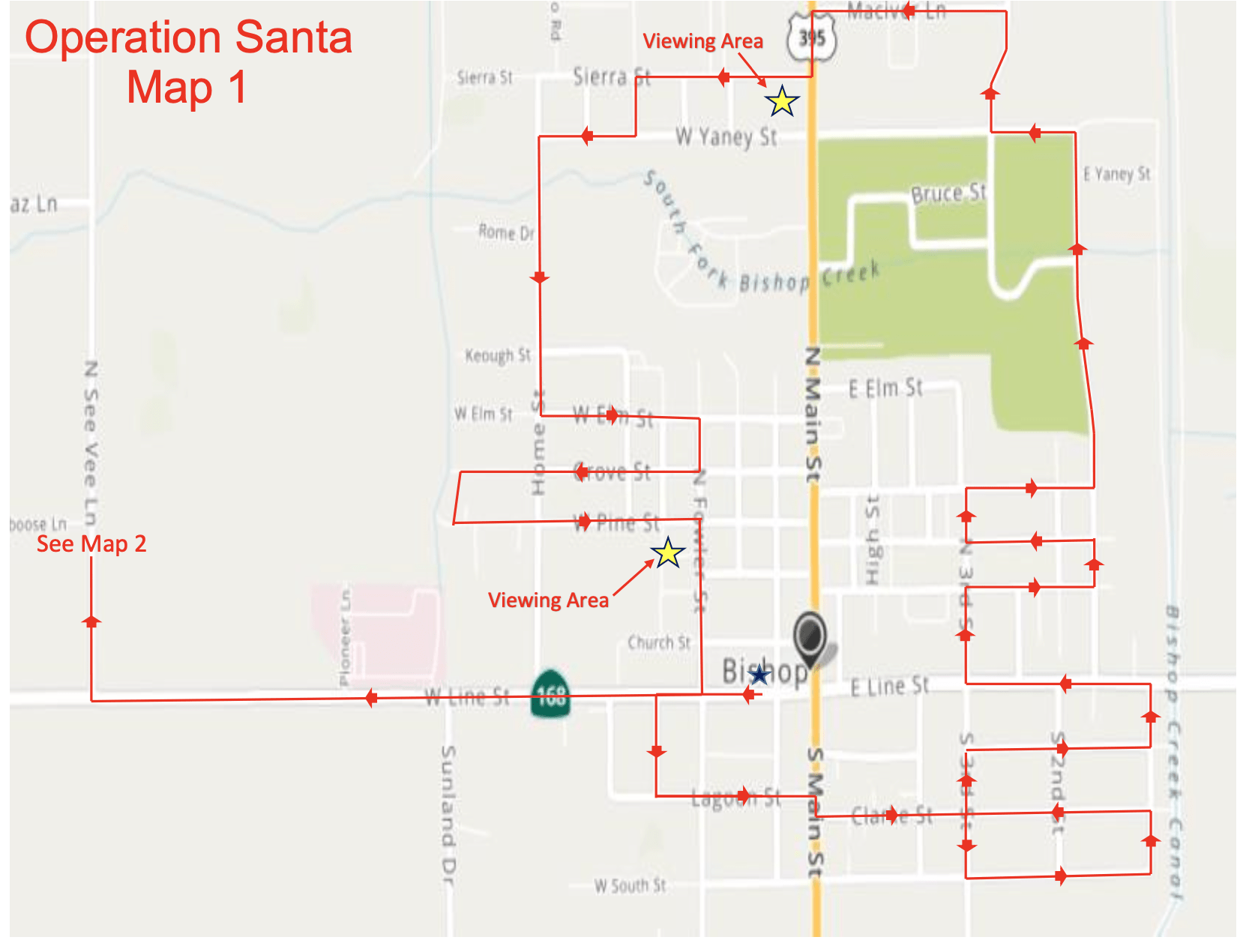 Operation Santa Map