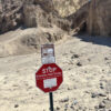 Death Valley Heat Warning Sign