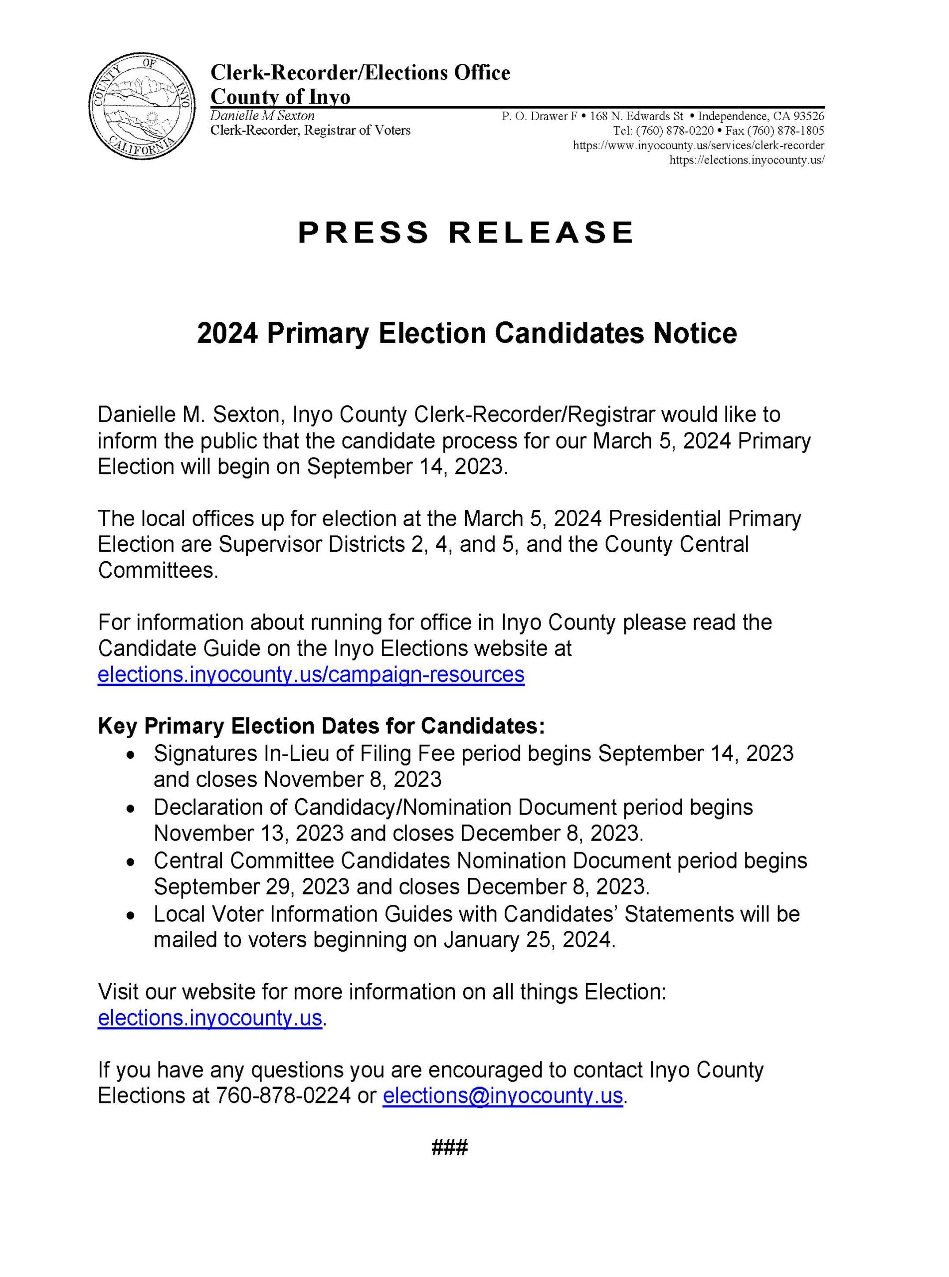 Inyo County Press Release 2024 Primary Election Candidates Notice   2024 Primary Election Candidates Notice Scaled 