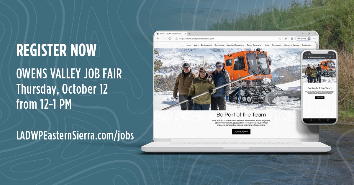 LADWP Virtual Job Fair October 12, 2023 Register Today! Sierra Wave