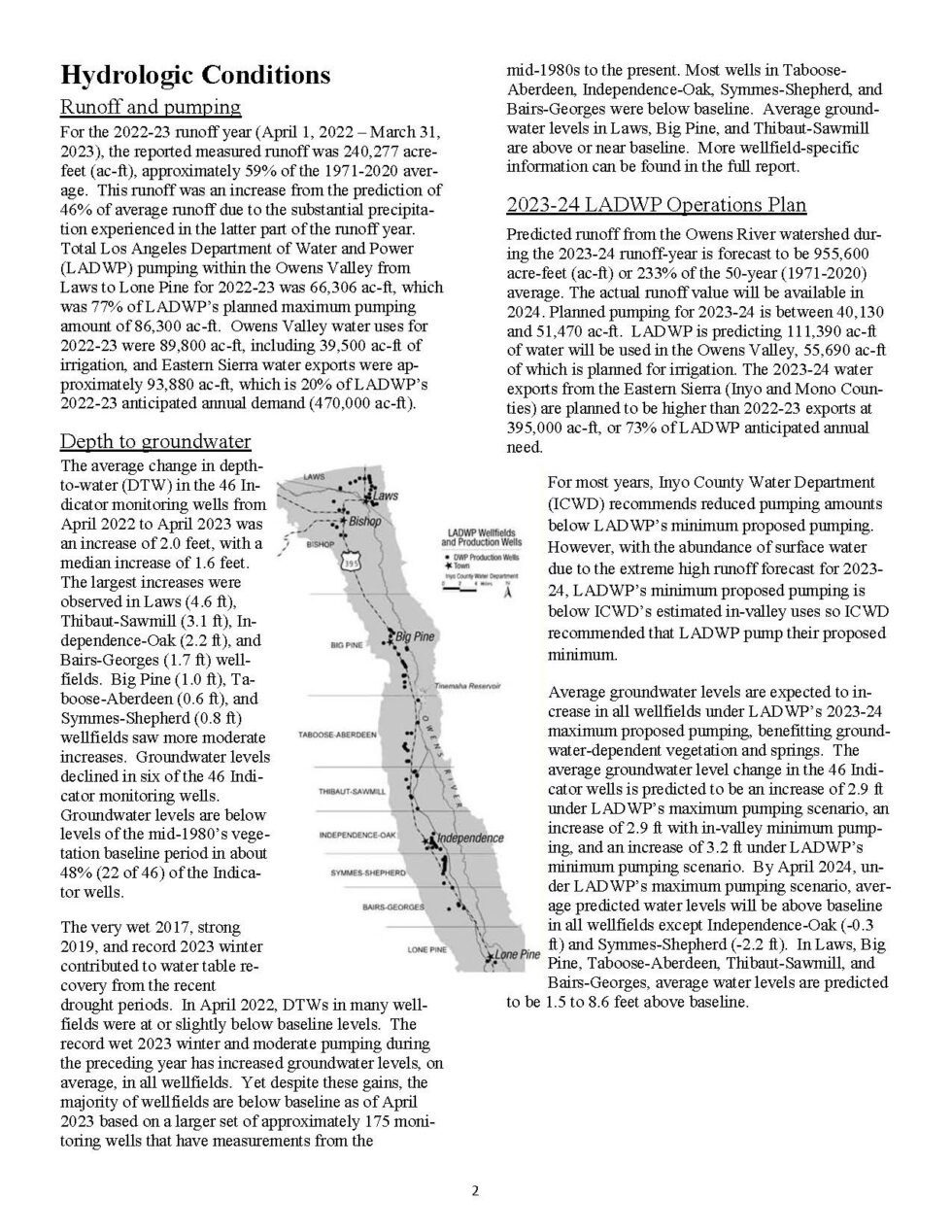 Owens Valley Monitor 2022 2023 Annual Report Of The Inyo County Water   2022 23 OV Monitor 1 Page 2 980x1268 