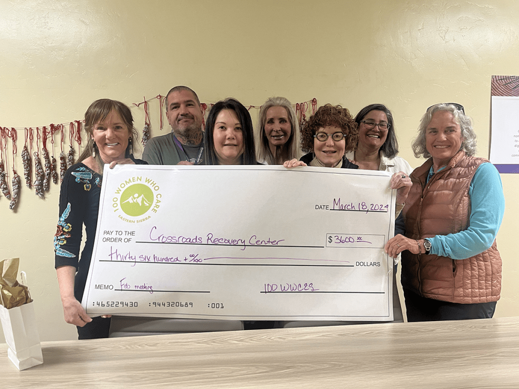 100 Women Who Care Eastern Sierra Announces Quarterly Recipient: Crossroads Recovery Center