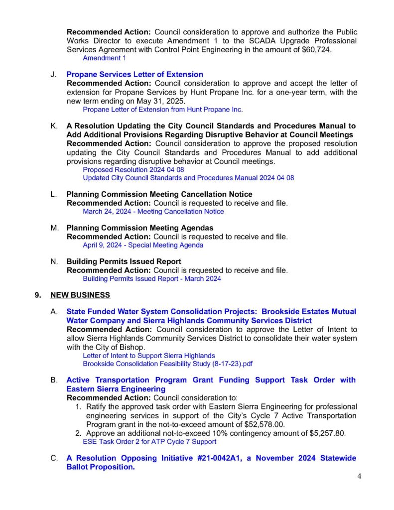 Bishop City Council Agenda 2024 04 08 Page 4