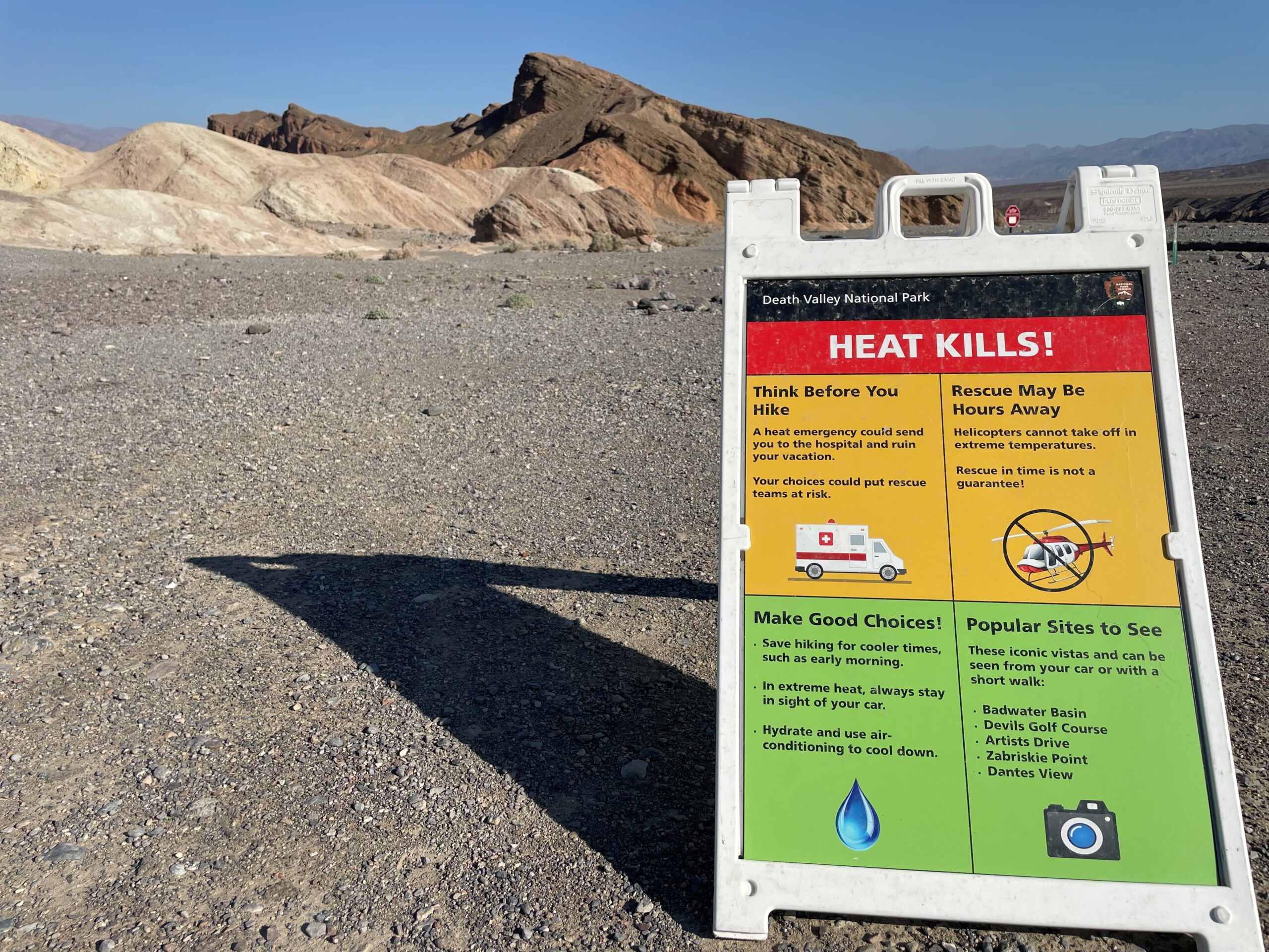 Woman with heat illness rescued – Death Valley – Sierra Wave: Eastern Sierra News