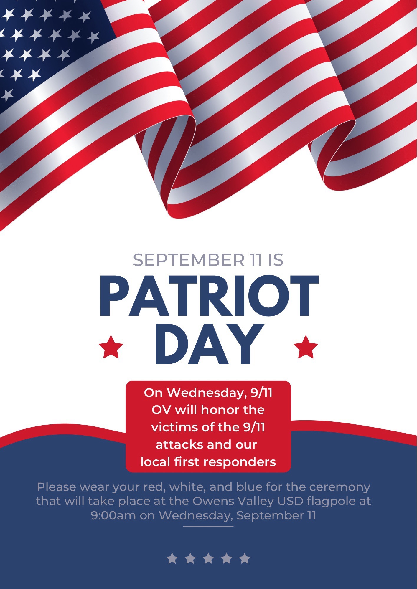 Patriot Day is Wednesday 9-11 - Sierra Wave: Eastern Sierra News - The ...