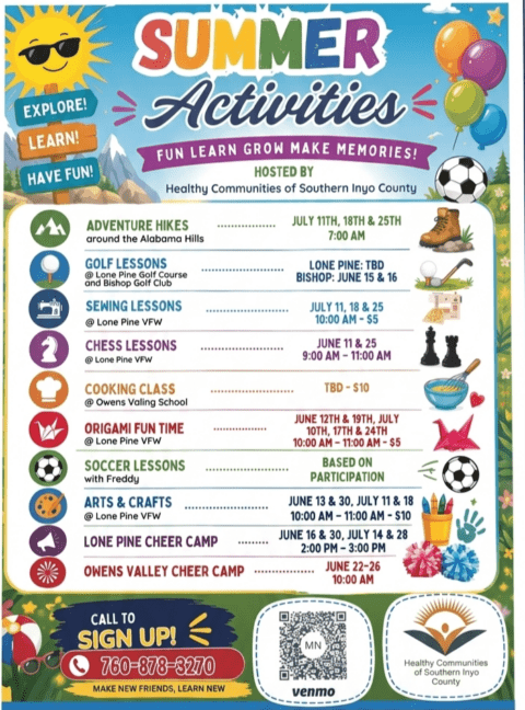FUN LEARN GROW MAKE MEMORIES! - Sierra Wave: Eastern Sierra News - The ...