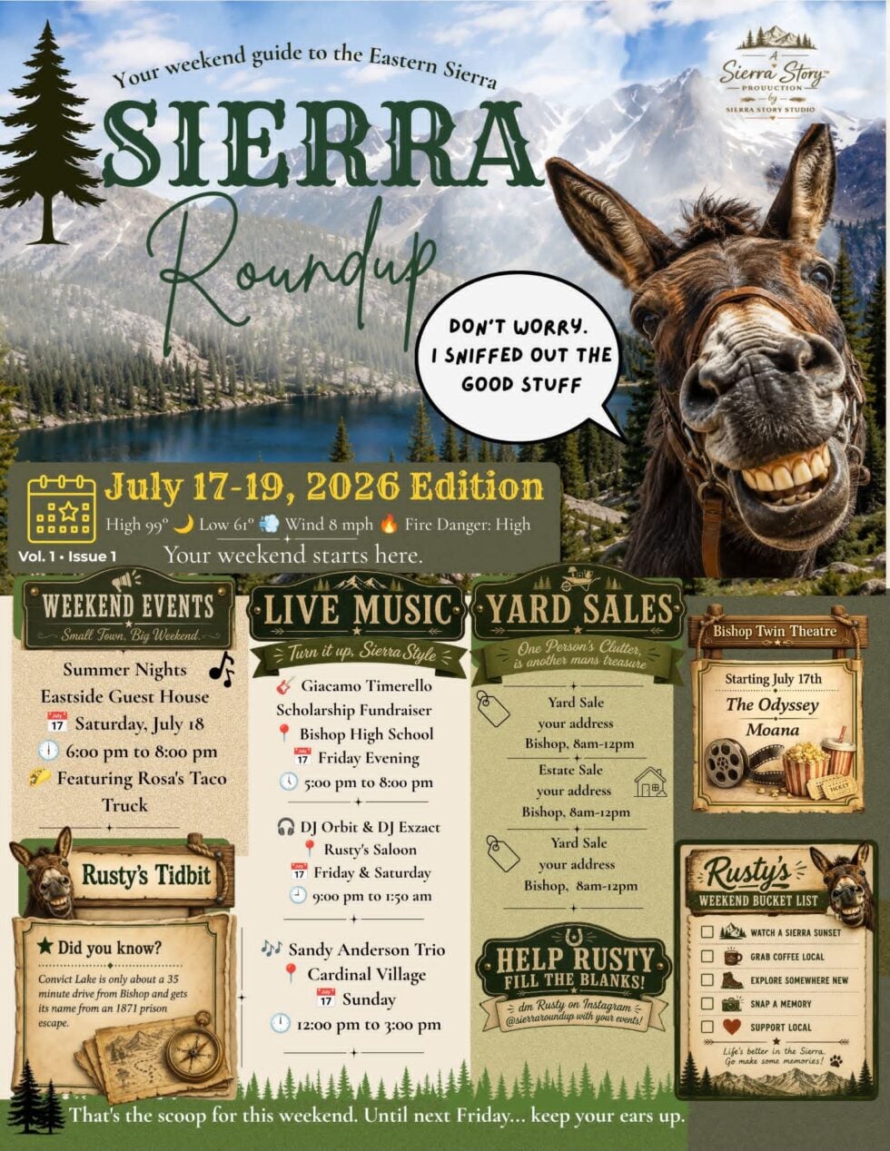 Your Weekend Guide to the Eastern Sierra: SIERRA Roundup